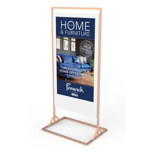 Superslim Freestanding Double-Sided Digital Posters